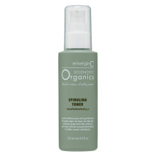 emerginC Scientific Organics Spirulina Toner - Gentle + Effective Toner for Face with Plant Stem Cells + Witch Hazel (4 oz 120 ml)