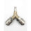 Compressed Air Distributor, Compressed Air Fitting 1/4 Quick Release 3 Way Compressed Air Connector with Male Thread Y Distributor 5