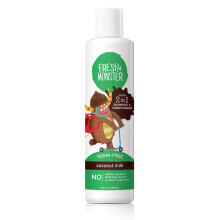 Fresh Monster 2-in-1 Kids Shampoo & Conditioner, Toxin-Free, Hypoallergenic, Tear-free Shampoo & Conditioner for Kids, Coconut (8.5oz)