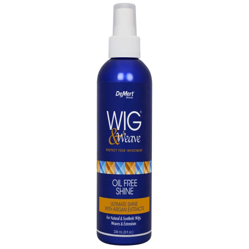 Demart parrucca e tessere olio lucentezza per capelli naturali e sintetici 8 oz 8 once