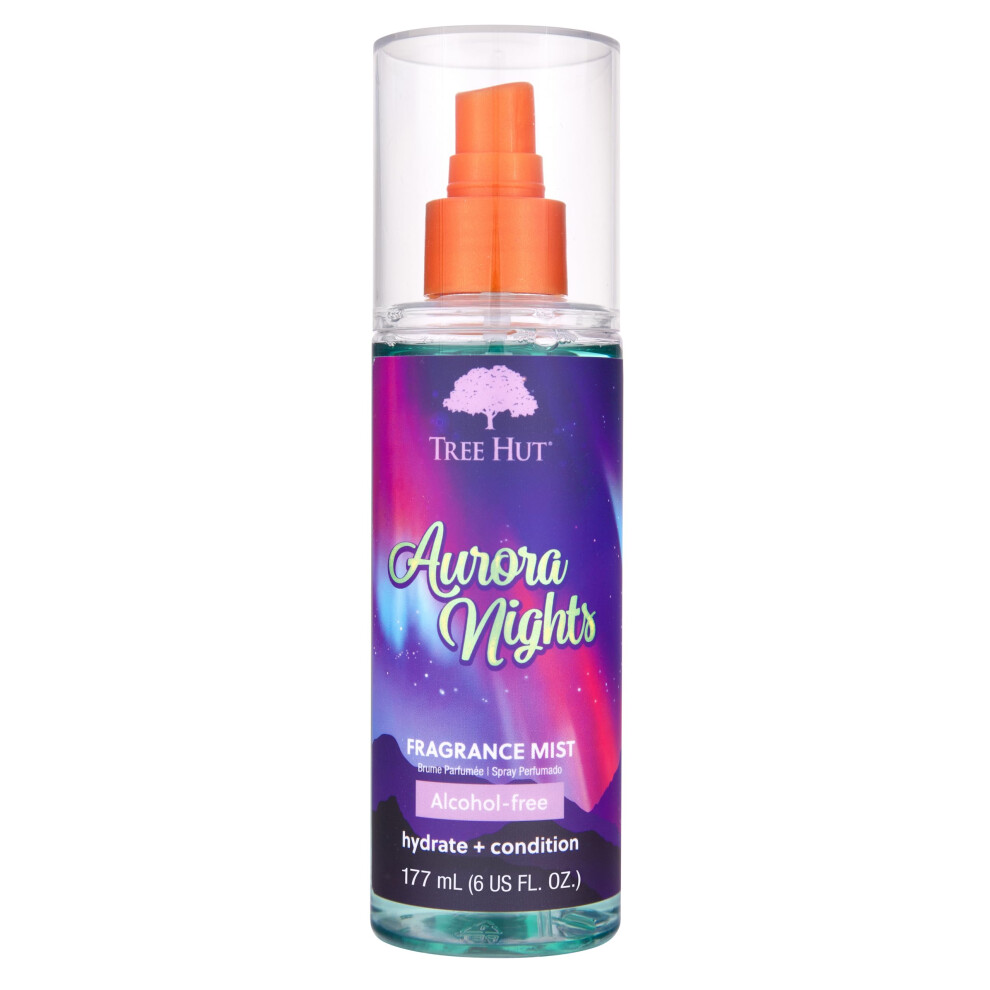 Tree Hut Aurora Nights Fragrance Mist | Spritz On for a Refreshed Feel or Layer with Your Favorite Scents | Versatile Body Spray | 6 fl oz.-image-OPC-PHXQ5C7-NEW