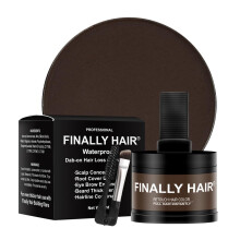 (Middelbruin) - Eindelijk Hair Dab-on Hair Loss Concealer Hairline Creator Eye Brow Enhancer en Baardvuller. voor dikker haar, gebruik het eerst en b