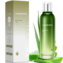 Aloderma Firming Skin Toner med 91 % organisk Aloe Vera - Naturlig ansiktsvatten fr kvinnor med naturliga botaniska mnen fr att minska uppkoms