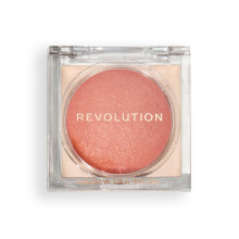 Revolution Beam Bright Blush, mischbarer und aufbaubarer Gesichtspuder, Rouge, leuchtendes Finish fr strahlende Wangen, vegan und tierversuchsfrei,