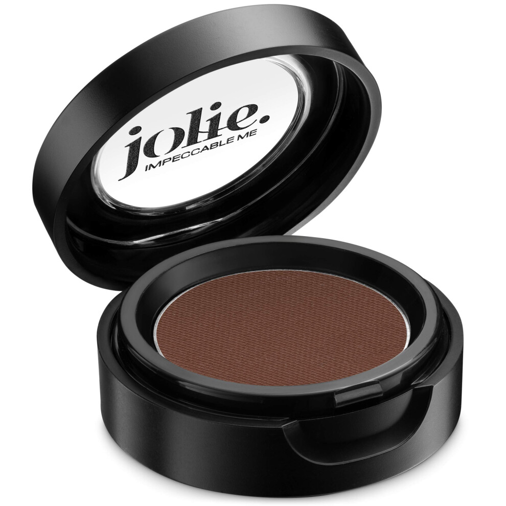 Jolie. Impeccable Me Jolie Cosmetics Powder Pressed Matte Eyeshadows - Cruelty Free Vegan Single Pan Eyeshadow 1.48G Warm Neutrals (Coffee)