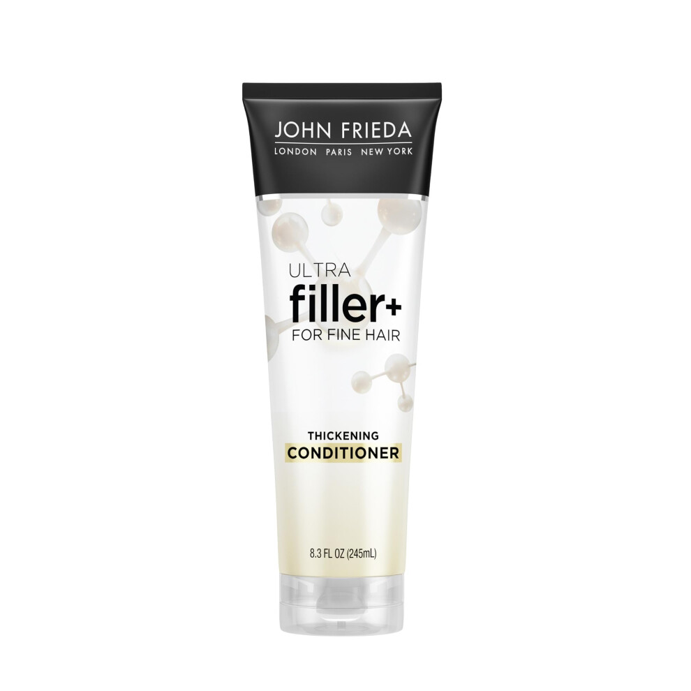 John Frieda Ultrafiller+ Volumizing Conditioner For Fine Thinning Hair With Biotin And Hyaluronic Acid 8.3 Oz