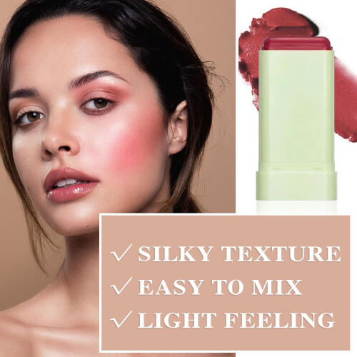 Crema Blush Stick Waterproof Multi Makeup Cream Stick Lightweigh 2