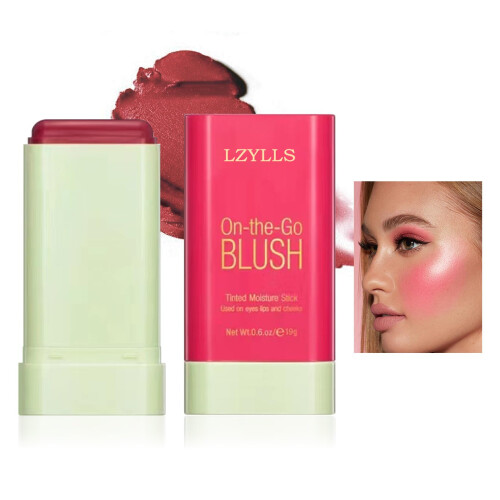 Crema Blush Stick Waterproof Multi Makeup Cream Stick Lightweigh