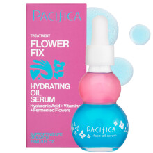 Pacifica Gesichtslserum  Flower Fix Bi-Phase feuchtigkeitsspendende Hautbarriere  mit Hyaluronsure und natrlichen pflanzlichen Inhaltsstoffen