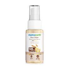 Mamaearth Rice Water Dewy Active Serum med 10% Niacinamid Rice Water & Hyaluronsyre - 50 ml til glashud |Passer alle hudtyper
