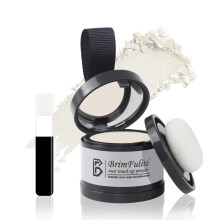 BRIMFULITE Hair Root Retuovac pudr Quick Cover Grey Hairline Powder Vetruvzdorn a potu odoln pudr na Koreny pro eny Mui s kompaktnm nafouknut