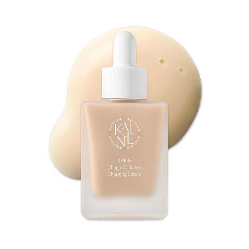 Kaine Chaga Collagen Charging Serum | Hydrating Serum With Chaga Mushroom Extract, Squalane, Soluble Collagen And Jojoba Oil For Skin Hydration, Korea