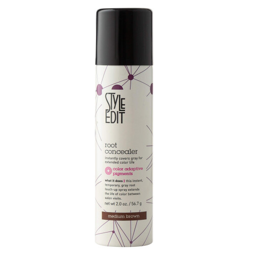 Medium Brown Root Concealer - Touch Up Spray For Medium Brown Hair Color - Temporary Instantly Covers Grey Hair  Pack of 1
