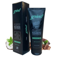 Pâte dentifrice sans fluor, Hydroxyapatite et Théobromine, Charbon actif, Reminéralisant, Blanchissant