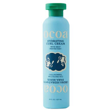 OCOA Beauty Feuchtigkeitsspendende Lockencreme mit Hibiskus-Mango-Butter und Marula-l Definiert Feuchtigkeit, kontrolliert Frizz und schtzt vor H