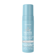 HEMPZ Ocean Breeze Hydrating Sanfter Gesichtsschaumreiniger mit Hyaluronsure Erfrischend duftender, feuchtigkeitsspendender Schaum-Gesichtsreinige