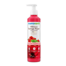 MAMAEARTH Hibiscus Damage Repair Conditioner | Djup konditionering med curryblad | terupplever torrhet & frissighet & ger starkt nrande hr | 8