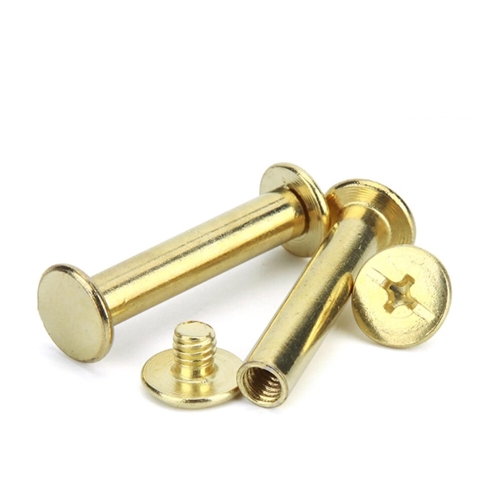 Rivet, M4 M5 Chicago Screw, Carbon Steel Rivet Screw,M4 M5 Combination Rivet Screw,(M5x20 110 pieces) Steel Coppering M5x20 110 pieces-image-OPC-PHXQ628-NEW