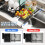 Extendable Dish Drying Rack,Large Drying Dish Drainer for Kitchen Counter, Stainless Steel 4
