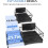 Extendable Dish Drying Rack,Large Drying Dish Drainer for Kitchen Counter, Stainless Steel 3