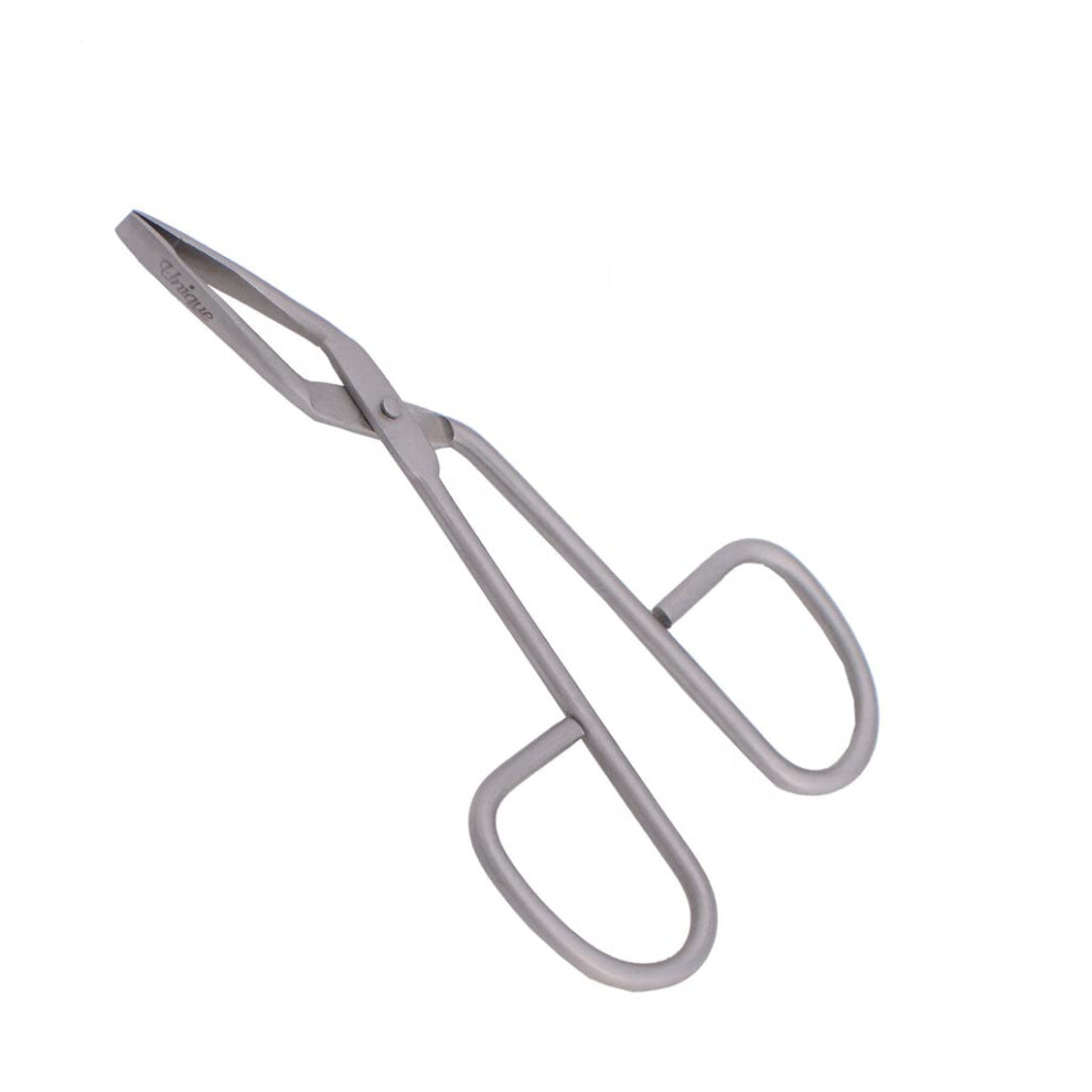 The Unique Edge Tweezers - Eyebrow Scissor Handle Tweezer - Straight Tip German Stainless Steel Hair Removal Facial - By
