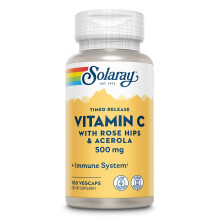 Solaray, Zeitverzögertes Vitamin C, 500 mg, 100 VegCaps