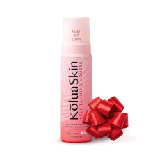 KoluaSkin by KoluaWax Self Tanner Mousse  Dark - Natural-Looking Sunless Body Fake Tan - Dries Quick w/No Streaks  Hydrates Skin - Light Tropical
