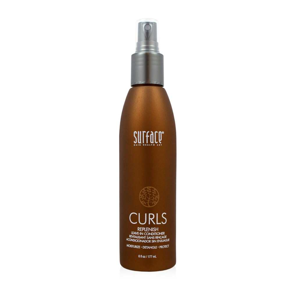 Surface Hair Curls Replenish Leave In Conditioner - Sulfate Free And Paraben Free Natural Hair Moisture 6Oz