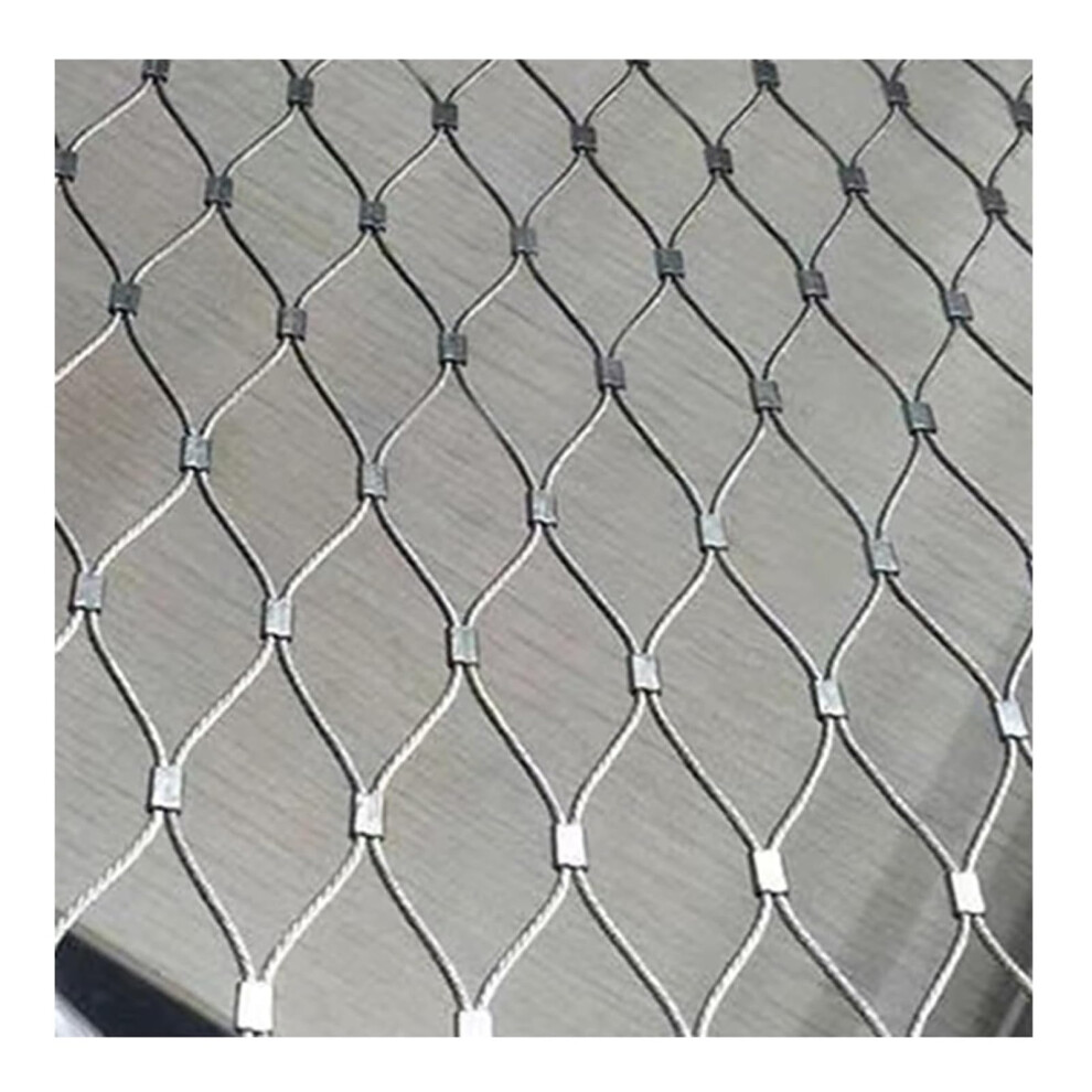 304 Stainless Steel Rope Net, High Altitude Cable Antifall Net Antitheft Antifall Netting 820064755384