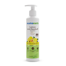 MAMAEARTH Cytrynowy szampon przeciwlupiezowy do swedzacej i luszczacej sie skry glowy | z imbirem, aby delikatnie oczyscic nagromadzony brud i n