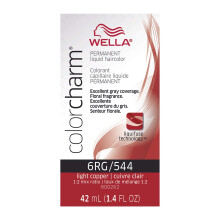 COLORCHARM Permanente flssige Haarfarbe fr Grauabdeckung 6RG Helles Kupfer