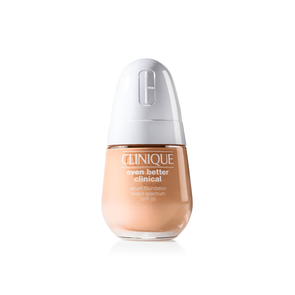 Clinique Even Better Clinical Serum Full Coverage Hydrating Foundation Broad Spectrum SPF 25 With Vitamin C  Salicylic Acid + Hyaluronic Acid For