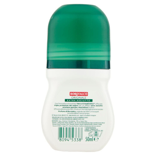 Borotalco: Deo Roll On Original Microtalc 50 ml (1,69 fl.oz) 2er Pack 2