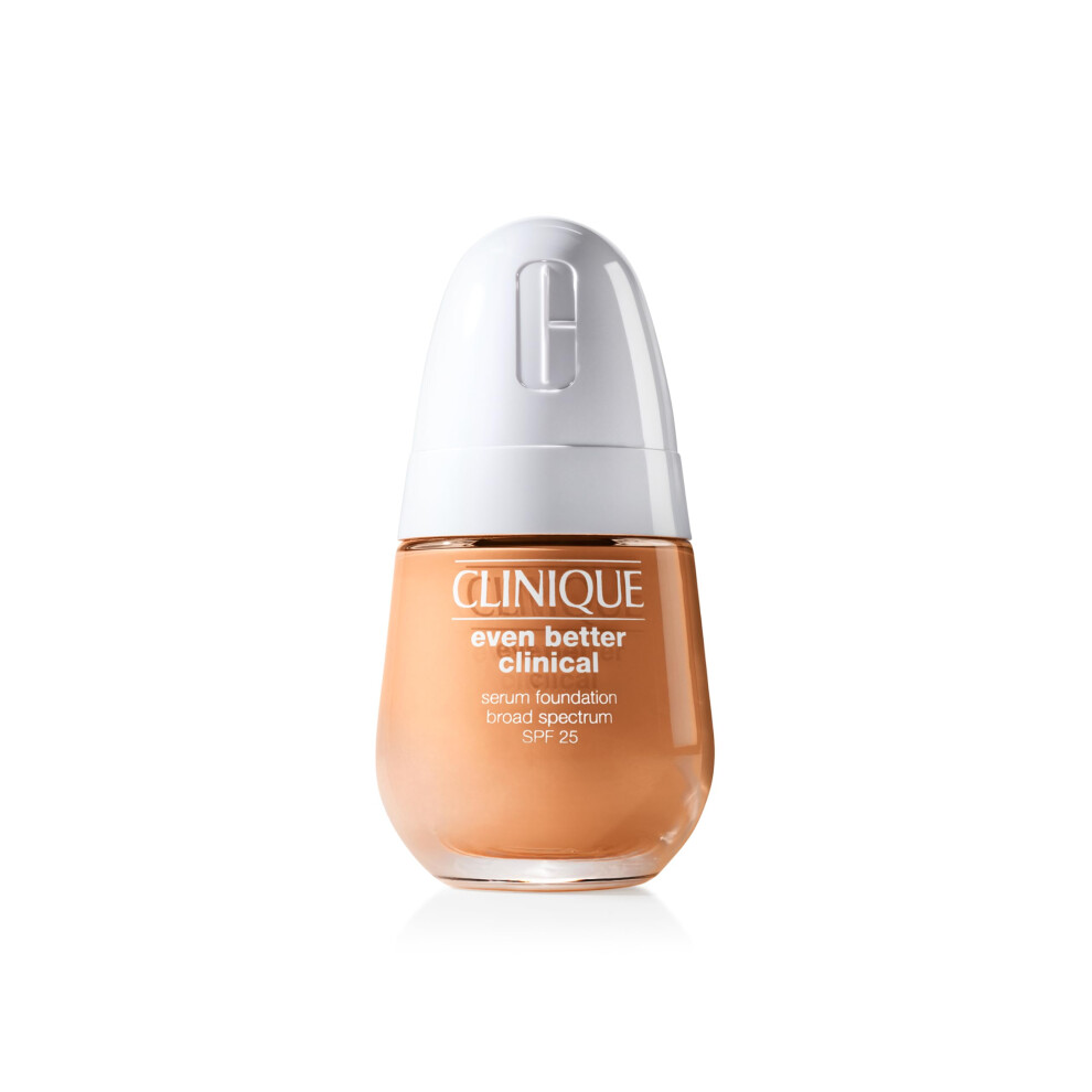 Clinique Even Better Clinical Serum Full Coverage Hydrating Foundation Broad Spectrum SPF 25 With Vitamin C  Salicylic Acid + Hyaluronic Acid For