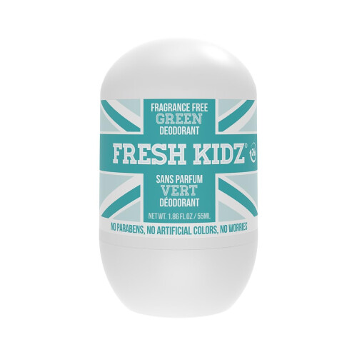 Deodorante Roll-On Fresh Kidz per Bambini e Adolescenti - Senza Alluminio, 24 Ore, 1.86 fl.oz.