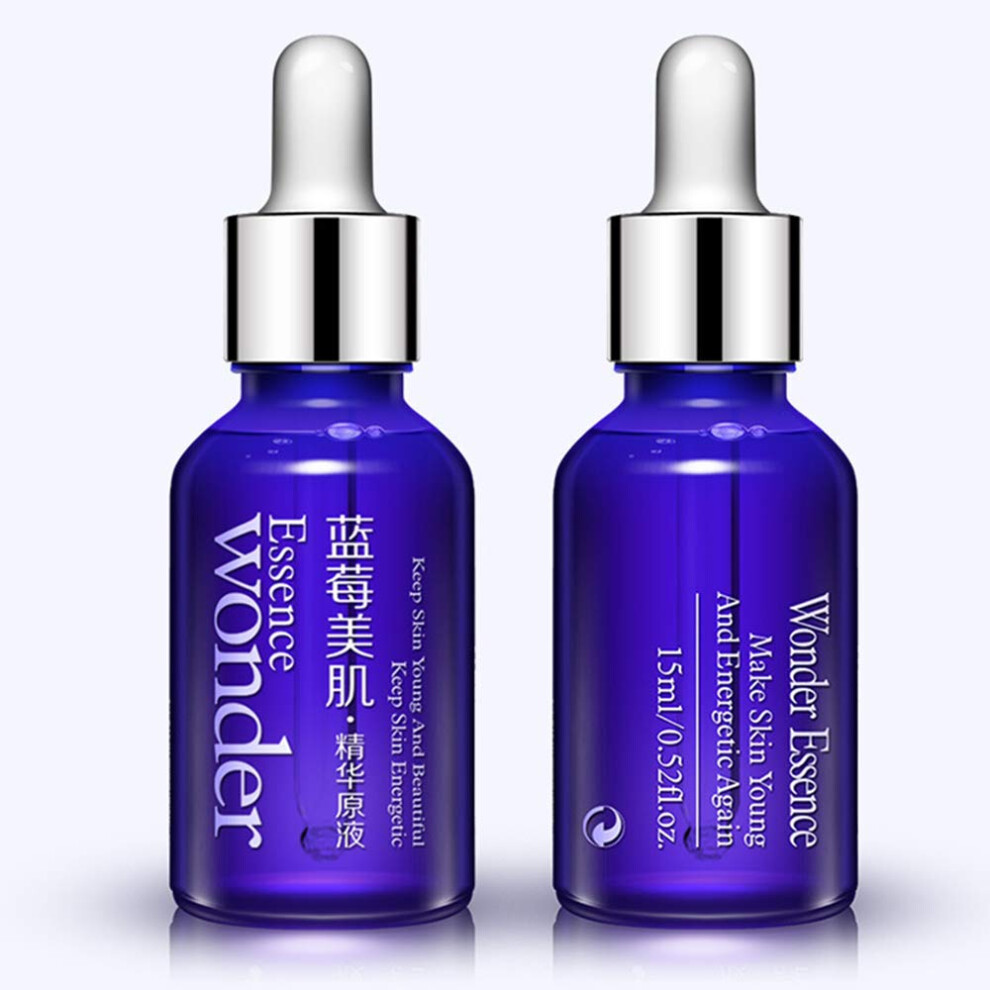 Bioaqua Skin Care Blueberry Serums Hyaluronic Essence Acid Liquid Anti Wrinkle Anti Aging Collagen Pure Moisturizing Day 15Ml