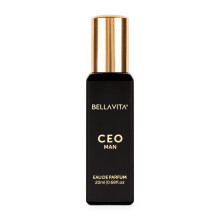 BellaVita Luxury CEO Man Eau de Parfum Travel Size Edition 20 ml | Miesten taskuhajuvesi | Pitkδkestoinen minihajuvesi Sitruunalaventeli Tonka & Agar