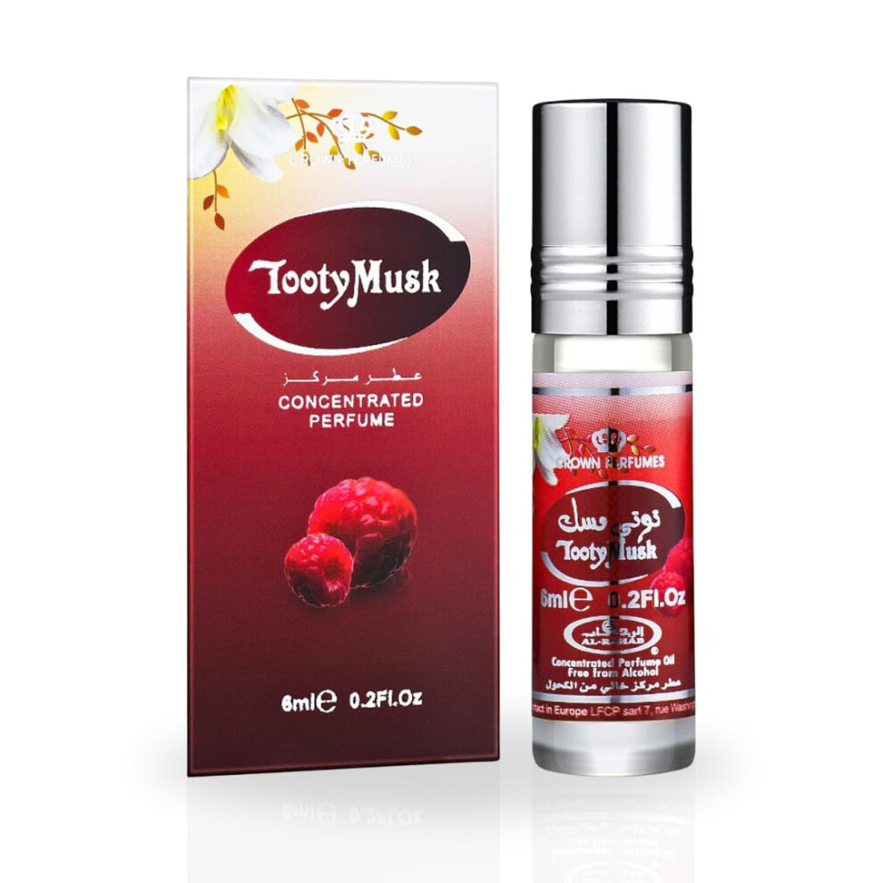 Al-Rehab Tooty Musk Premium Arabian Perfume Oil - 6Ml | Long Lasting Fruity Floral Fragrance.