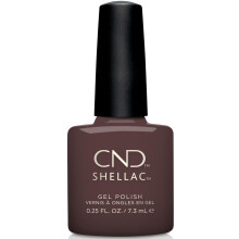 CND Shellac Gel Neglelak Langtidsholdbar Nail Paint Farve med kurvet?ndende b?rste Brun Polish 0,25 fl oz