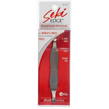 Seki Edge Blackhead Remover (SS-801) - Comedone Extractor for Blackheads - Professional Pimple Popper Tool with 2 Hole Sizes - Preventive Acne To