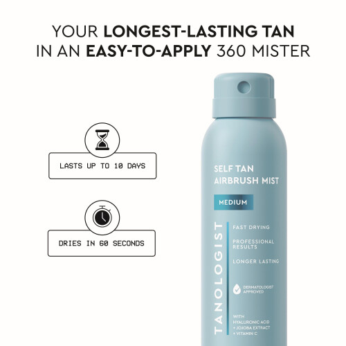 Tanologist Self Tan Airbrush Mist - Medium 5 fl. oz/148 ml Pullo 1