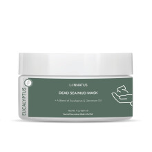 Mscara de lama do Mar Morto INNATUS com leo de eucalipto - Mscara facial desintoxicante e purificante de 4 onas - Infundida com leos naturai