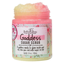 Bella & Bear Goddess Scrub allo zucchero - Formato da viaggio - Vegan 3,4 once (Formato da viaggio)