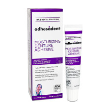 Dr. B Dental Solutions Adhesadent Moisturizing hammasproteesiliima - Turvallinen hammasproteesiliima vahvalla pitolla ja luonnollisella maulla - Sink