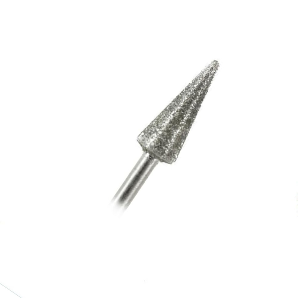 Medicool Diamond Cone Medium Bit -B-52- For Manicure And Pedicure Acrylic Silk Fiberglass And Gel Nail | B-52