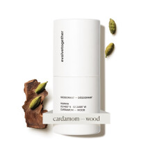 evolutiontogether Natrliches Luxus-Deodorant mit pflanzlichem Kardamom, Vetiver und Zedernholz fr Damen und Herren | Neutralisiert Gerche und beru