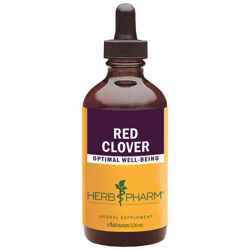 Herb Pharm Certified Organic Red Clover Liquid Extract - 4 Ounce