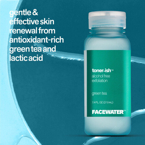 Facewater Toner-ish Esfoliao Ch Verde Esfoliante Toner Sem lcool 1