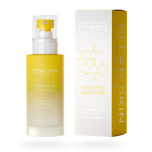 CLEAN SKIN CLUB Ananas Glow Mist | Hyaluronsure + Peptide | Papaya- und Kokosnussextrakte | Feuchtigkeitsspendendes und strkendes Gesichtsspray | V