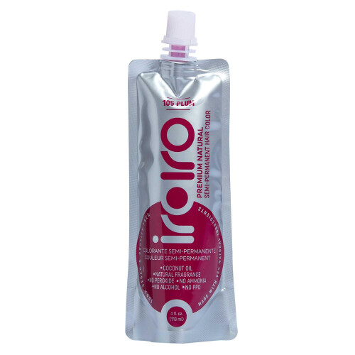 IROIRO Premium Naturfarbe Semi-Permanent Haarfarbe 105 Pflaume (4oz)